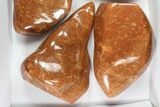 Lot: Lbs Free-Standing Polished Orange Calcite - Pieces #78120-4